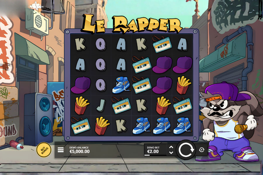 demo play of le rapper slot